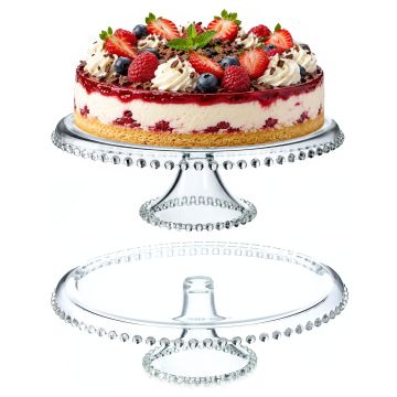 Patera na ciasto tort Assa z kuleczkami dekoracyjna 32 cm