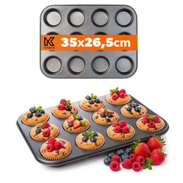 Forma nieprzywieralna do muffinek Ripole 35 x 26 cm