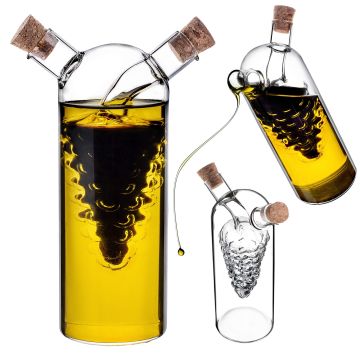 Butelka na oliwę i ocet Bergolo 300ml + 50ml