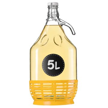 Gąsior Balon na wino z korkiem mechanicznym Orto 5L