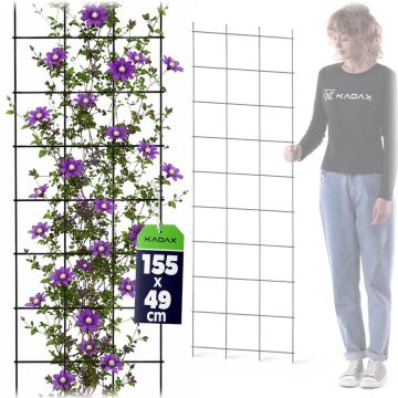 Drabinka ogrodowa na kwiaty 155 cm, czarna