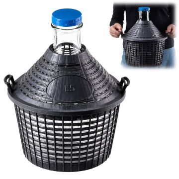 Balon Gąsior do wina Alatri z wąskim otworem 5L