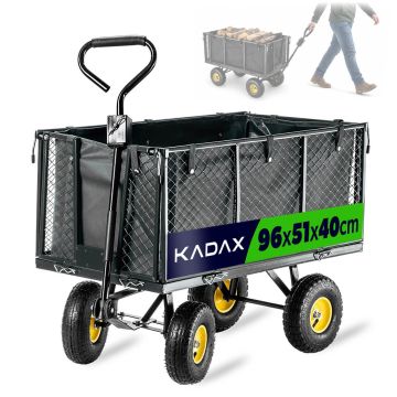 Wózek ogrodowy transportowy Bodo 450kg czarny