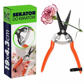 Sekator ogrodowy 4 x 19 cm, pomarańczowy