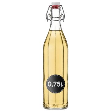 Szklana butelka z korkiem Tore 750 ml