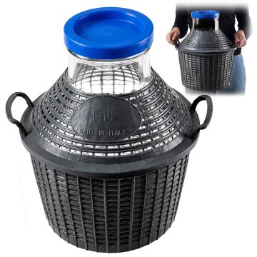 Balon Gąsior do wina Fonte z szerokim otworem 10L