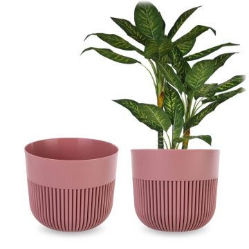 Doniczka osłonka Ornon 11 cm pudrowy róż