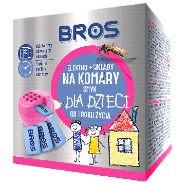 Bros Elektrofumigator + wkłady na komary Smyk