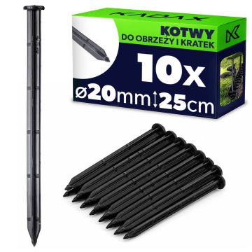 Kotwy mocujące 25 x 2 cm 10 szt.