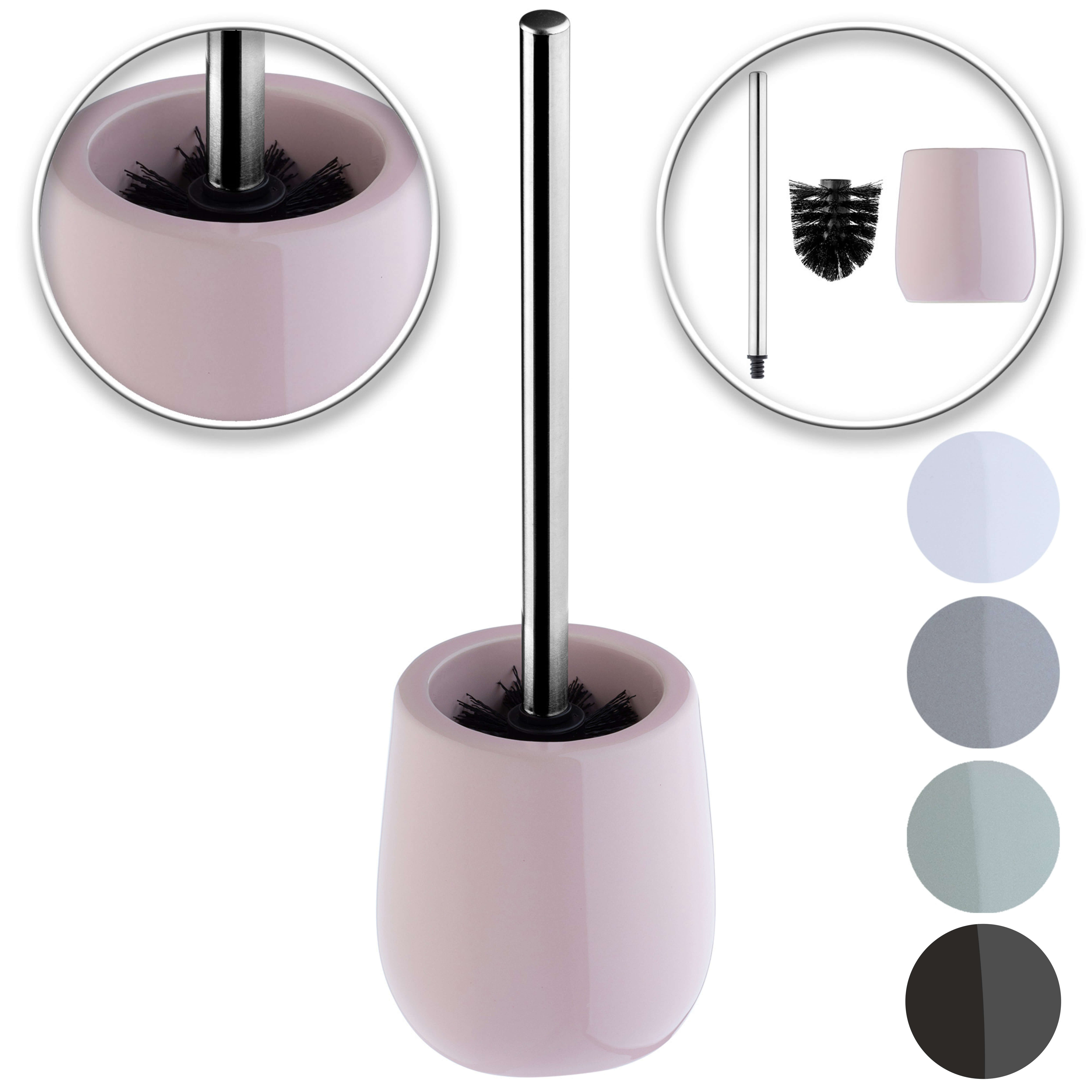 Szczotka do WC Cervia 36 cm, różowa
