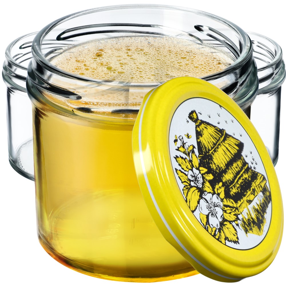 Słoiki Vigo 140ml 20szt fi 66 mm + wieczko "Pszczoły"
