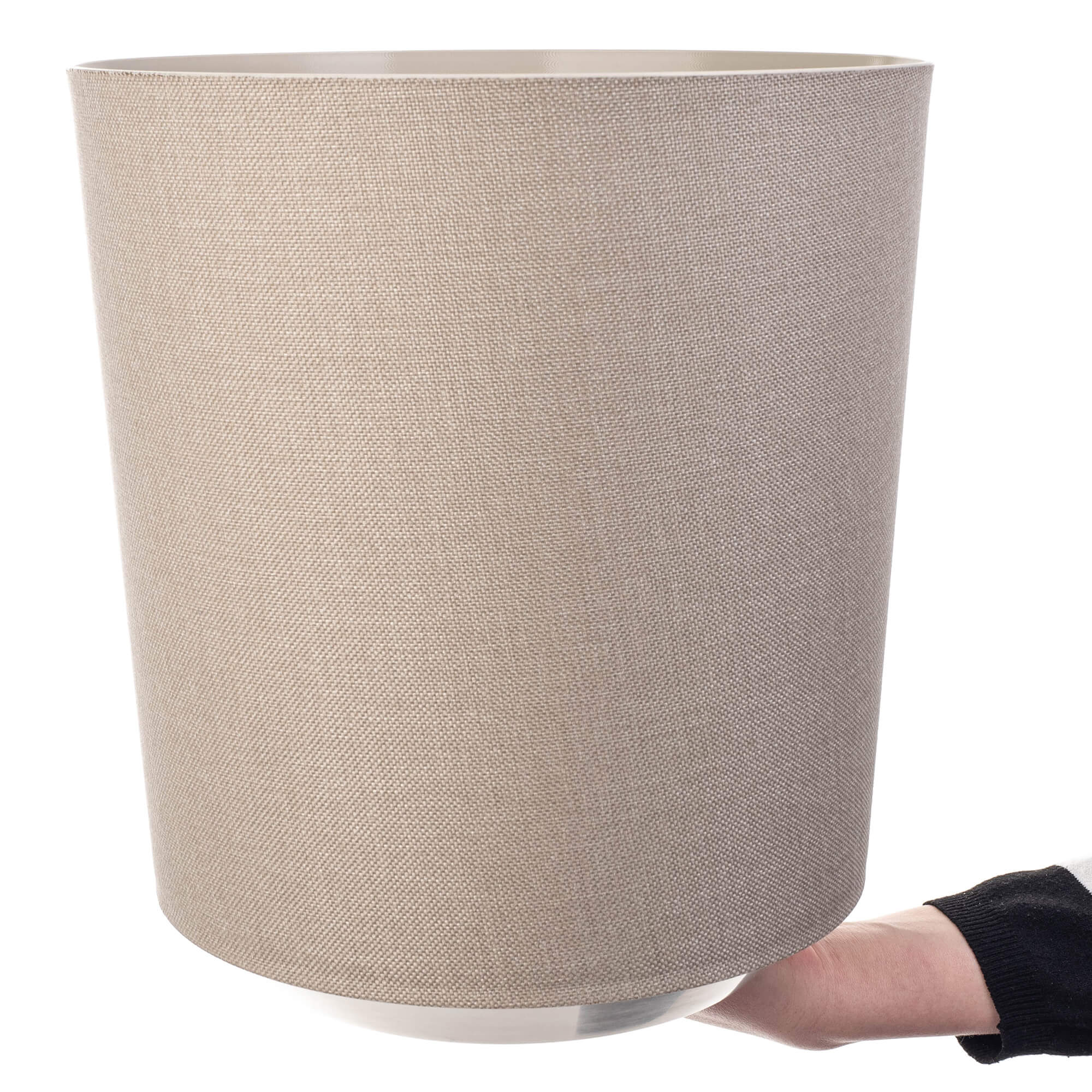 Doniczka osłonka Pebris 30cm beżowa