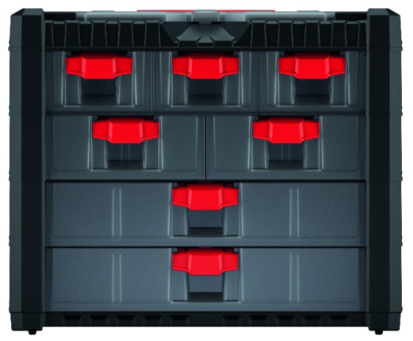 KISTENBERG Organizer narzędziowy Multicase Cargo 401 - KMC401 - czarny