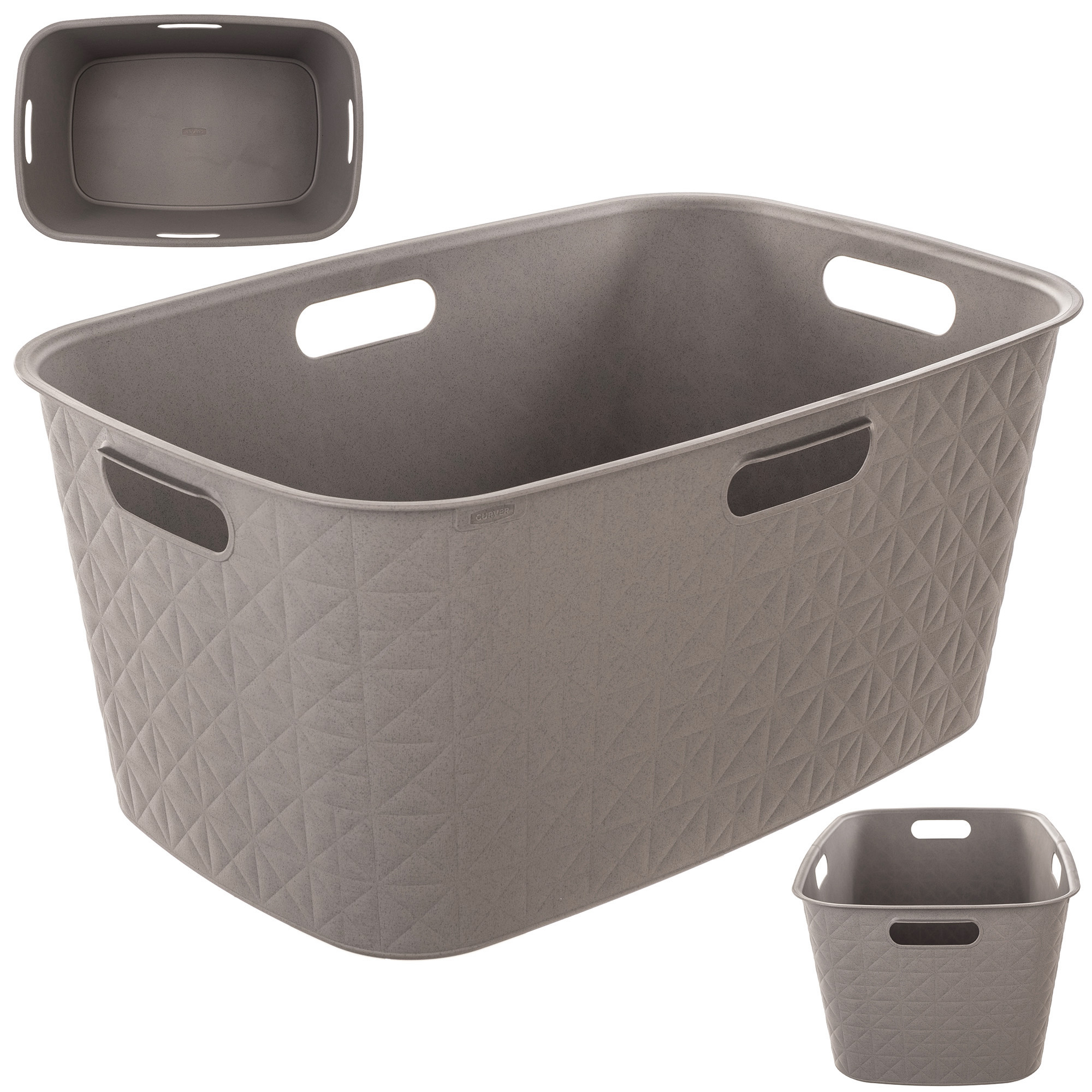 Kosz do magla Curver Softex 45L szary