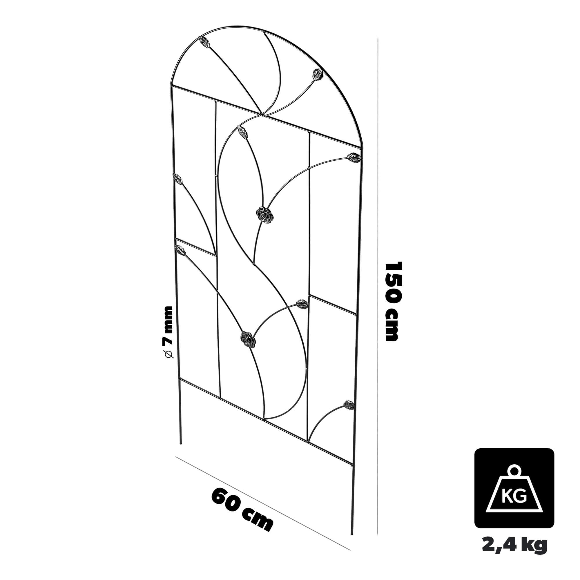 Podpora ogrodowa Unverre 150 x 60 cm róże 1 szt.