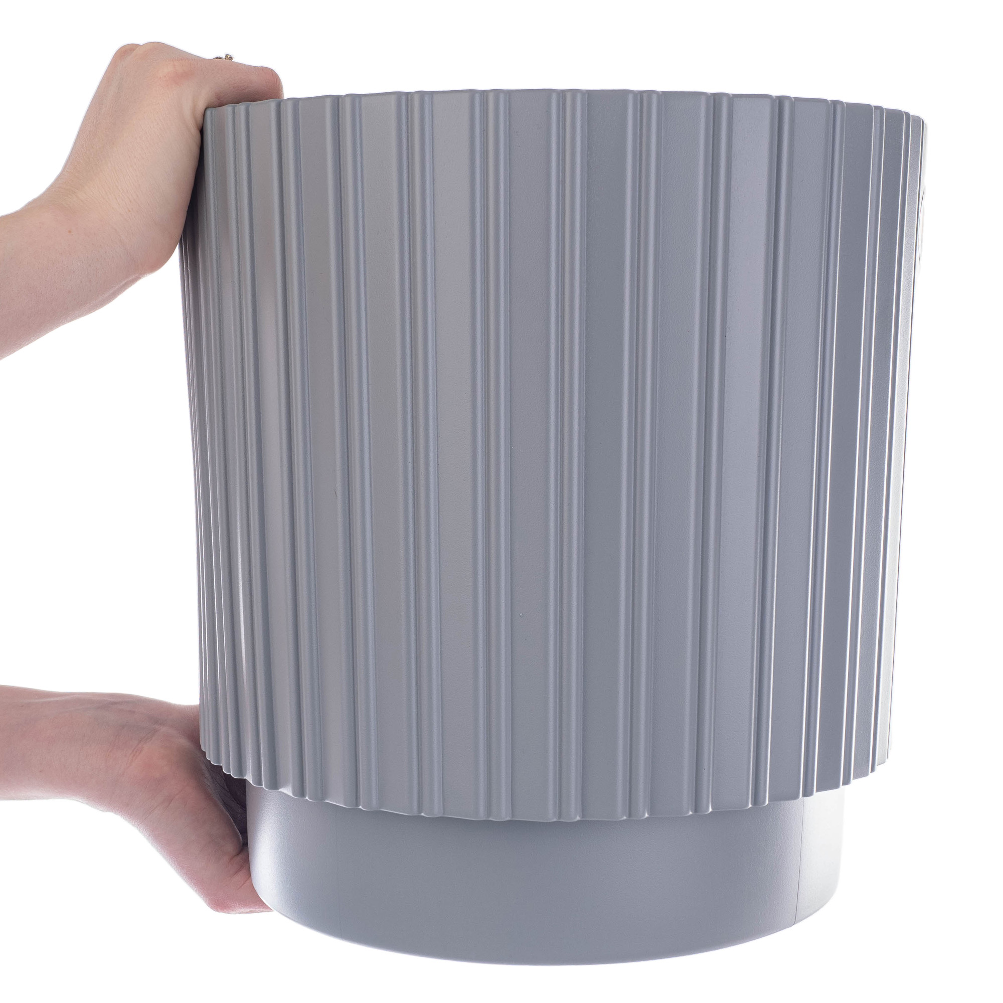 Doniczka na kwiaty Morley 30 cm platynowa