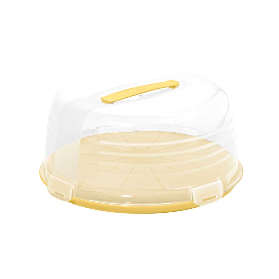 Tortownica z pokrywką Curver Chef&Home 35 cm żółta
