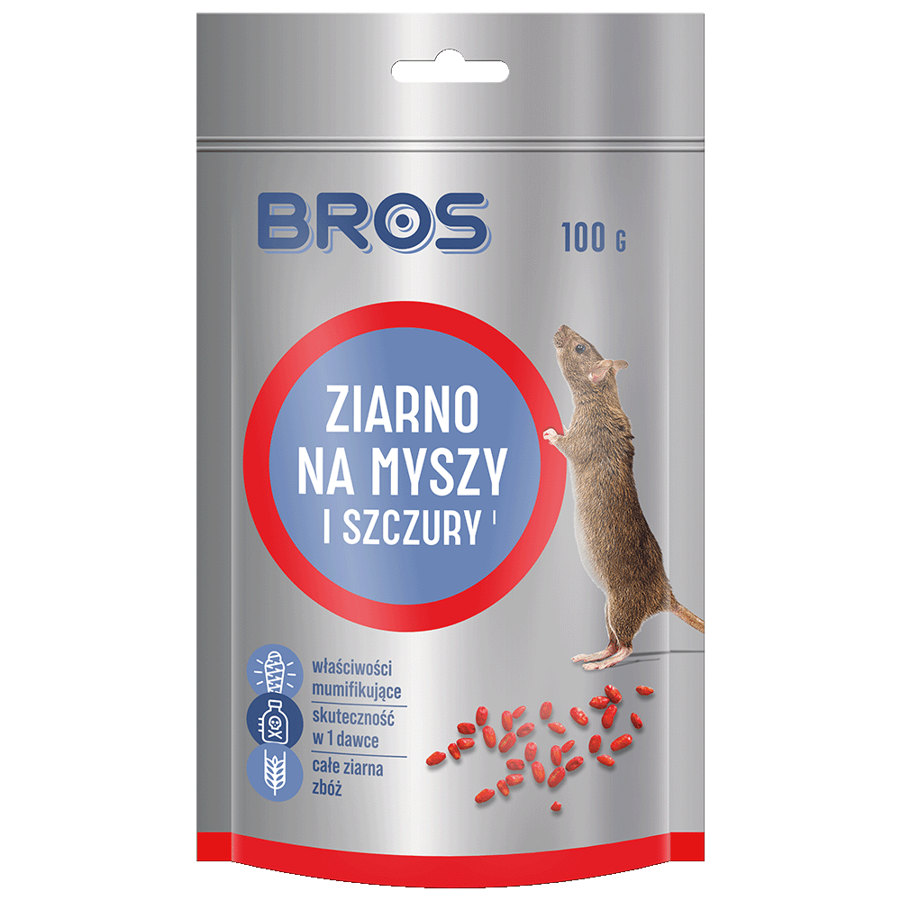 Bros Ziarno na myszy i szczury 100g