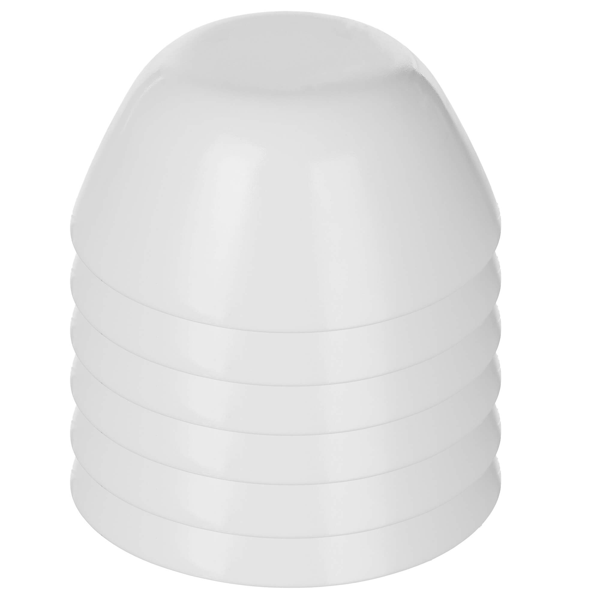 Salaterka szklana Datena 18 cm biała 6 szt.