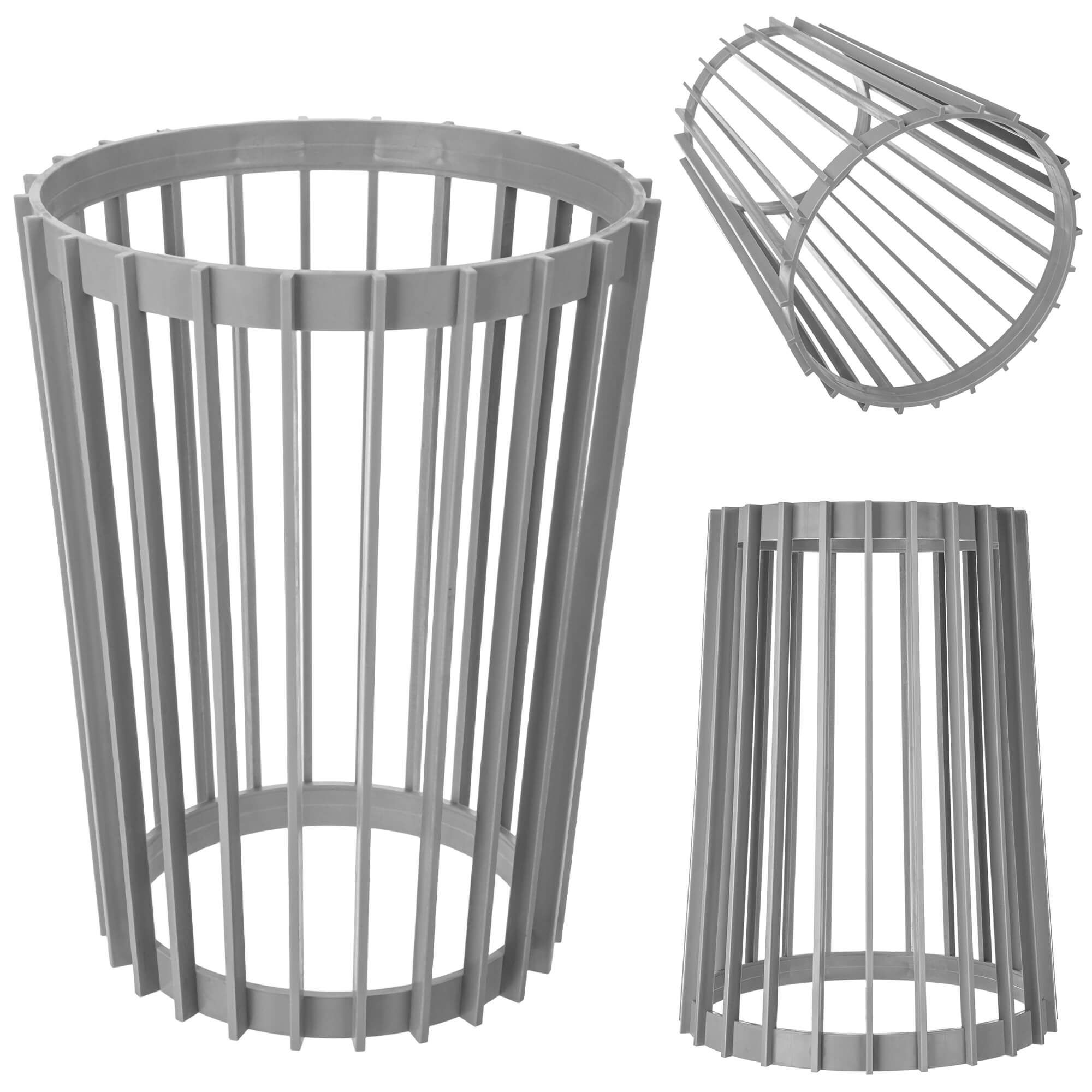 Kwietnik dwustronny Aytre 54 cm platynowy