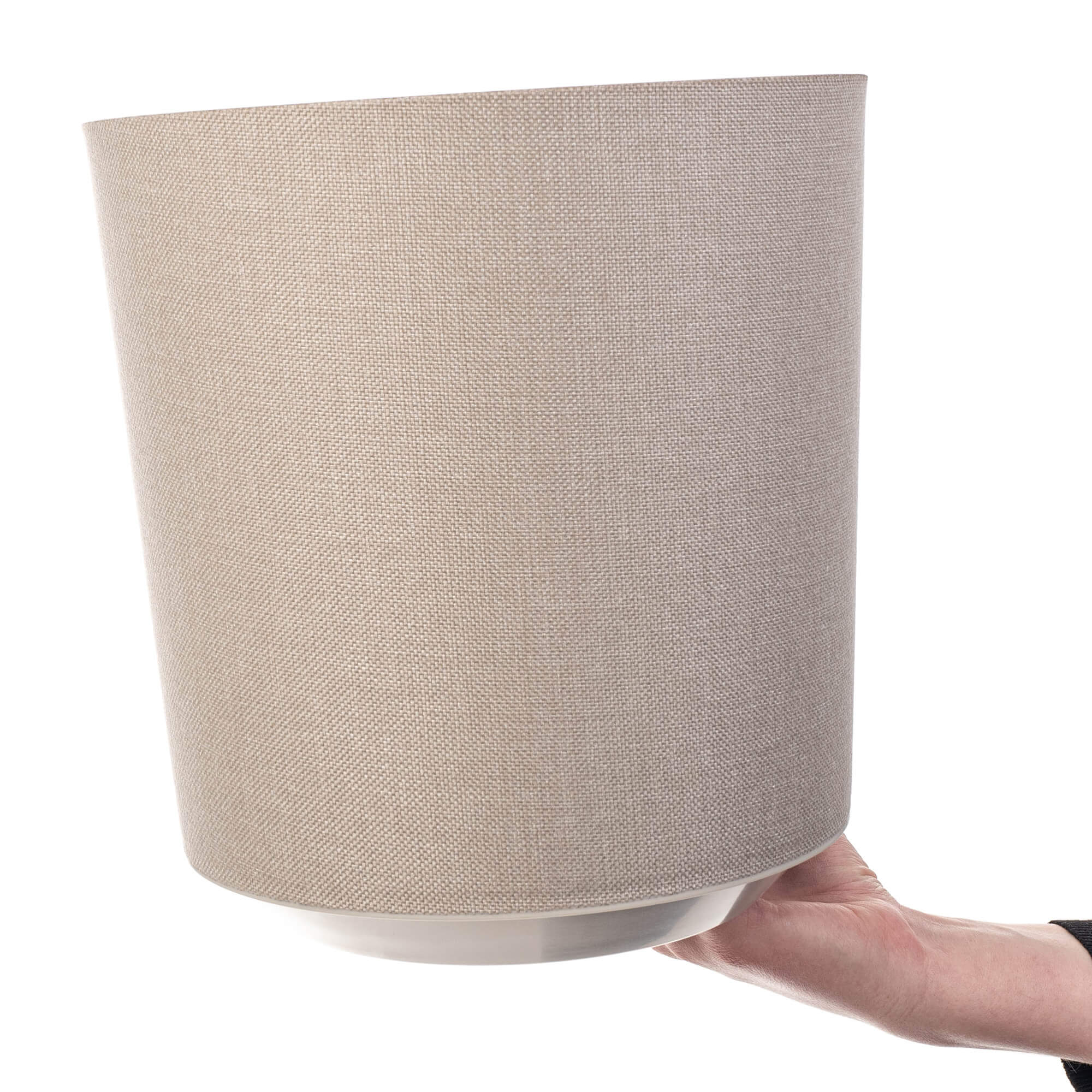Doniczka osłonka Pebris 25cm beżowa