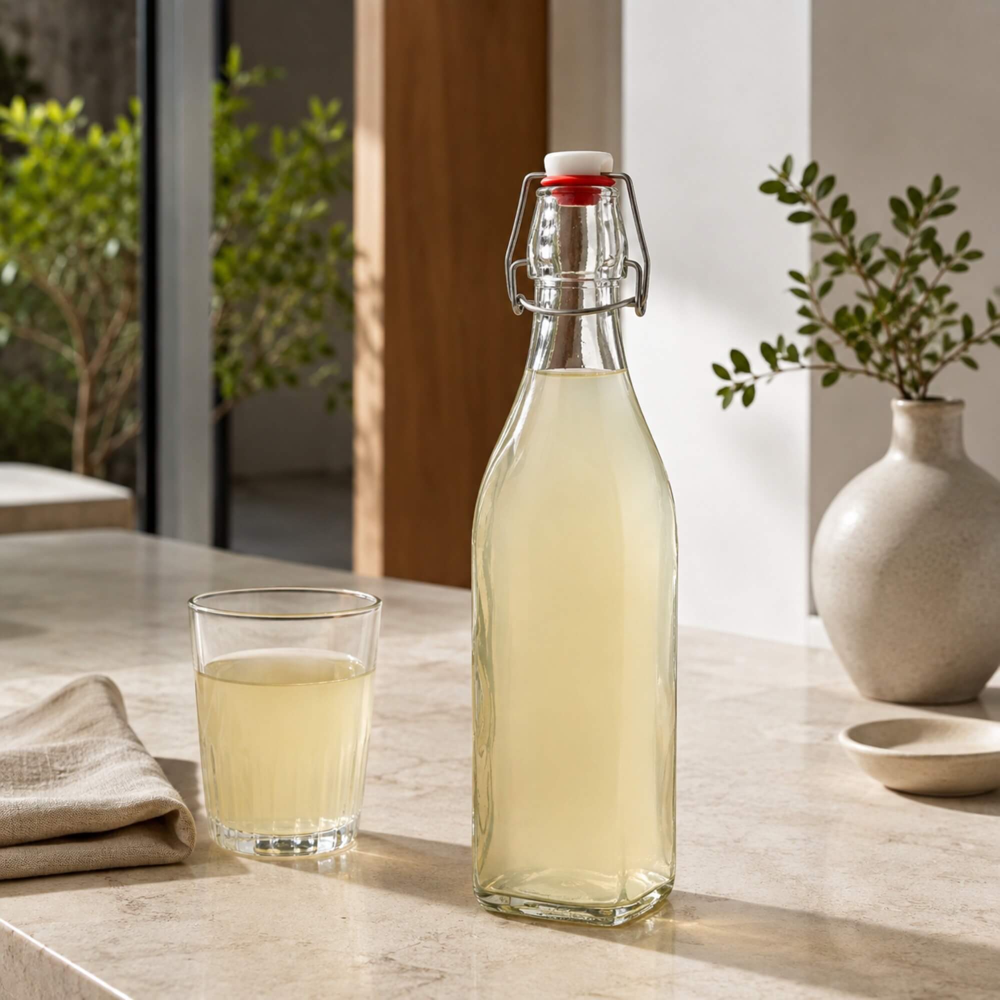 Szklana butelka z korkiem Tore 500 ml
