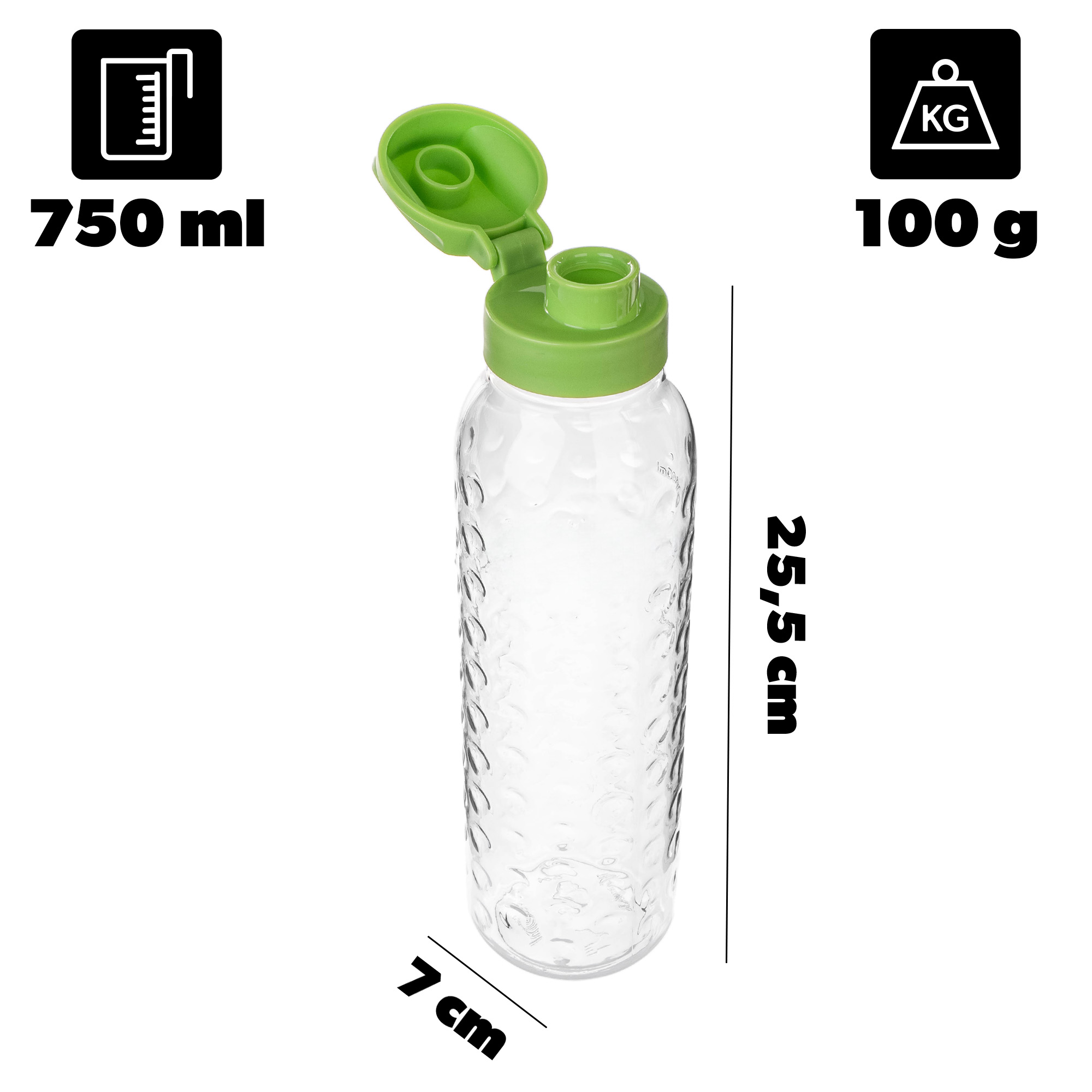 Butelka na wodę Curver Dots 0.75L