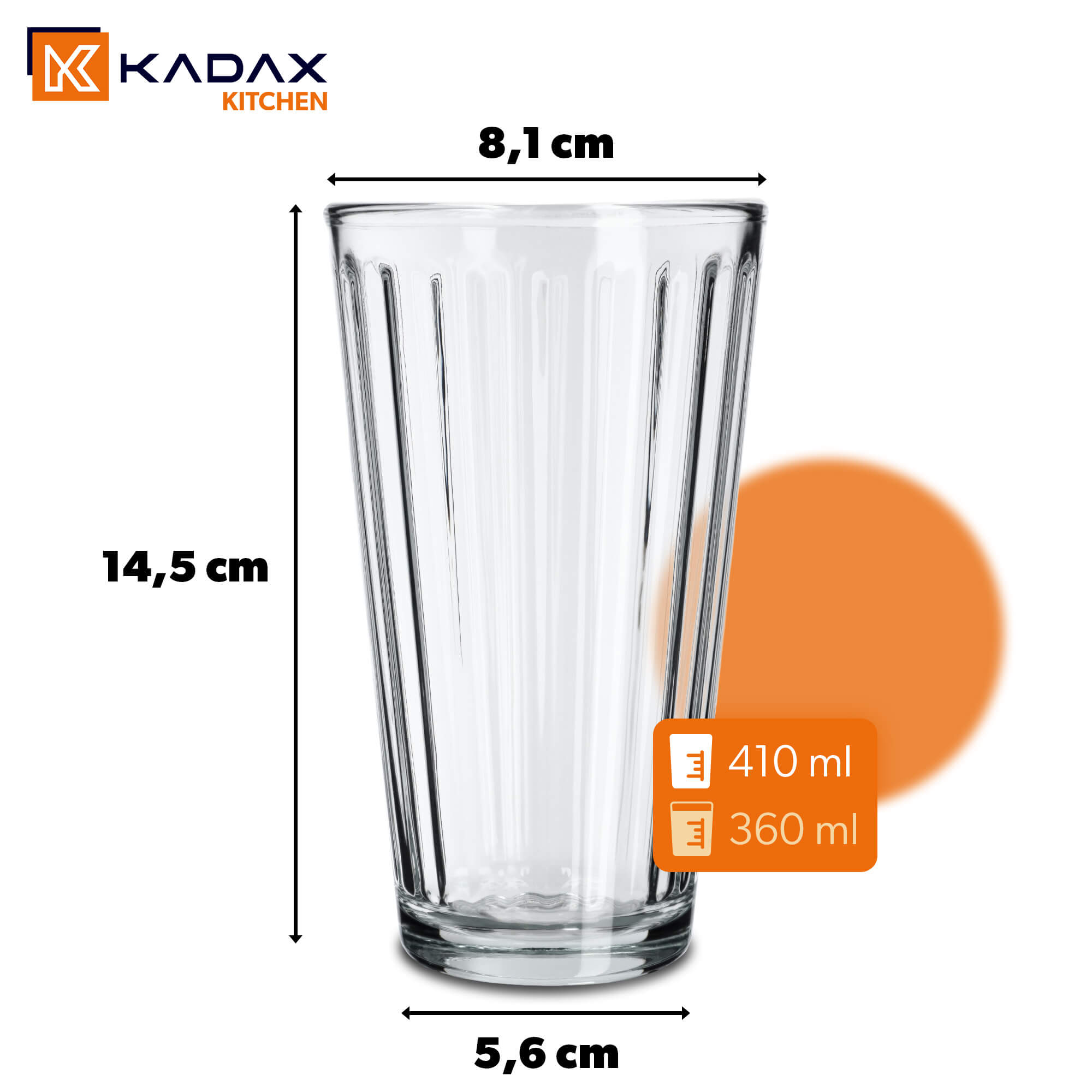 Szklanki do drinków i napojów Sestu 360 ml, 4 szt.