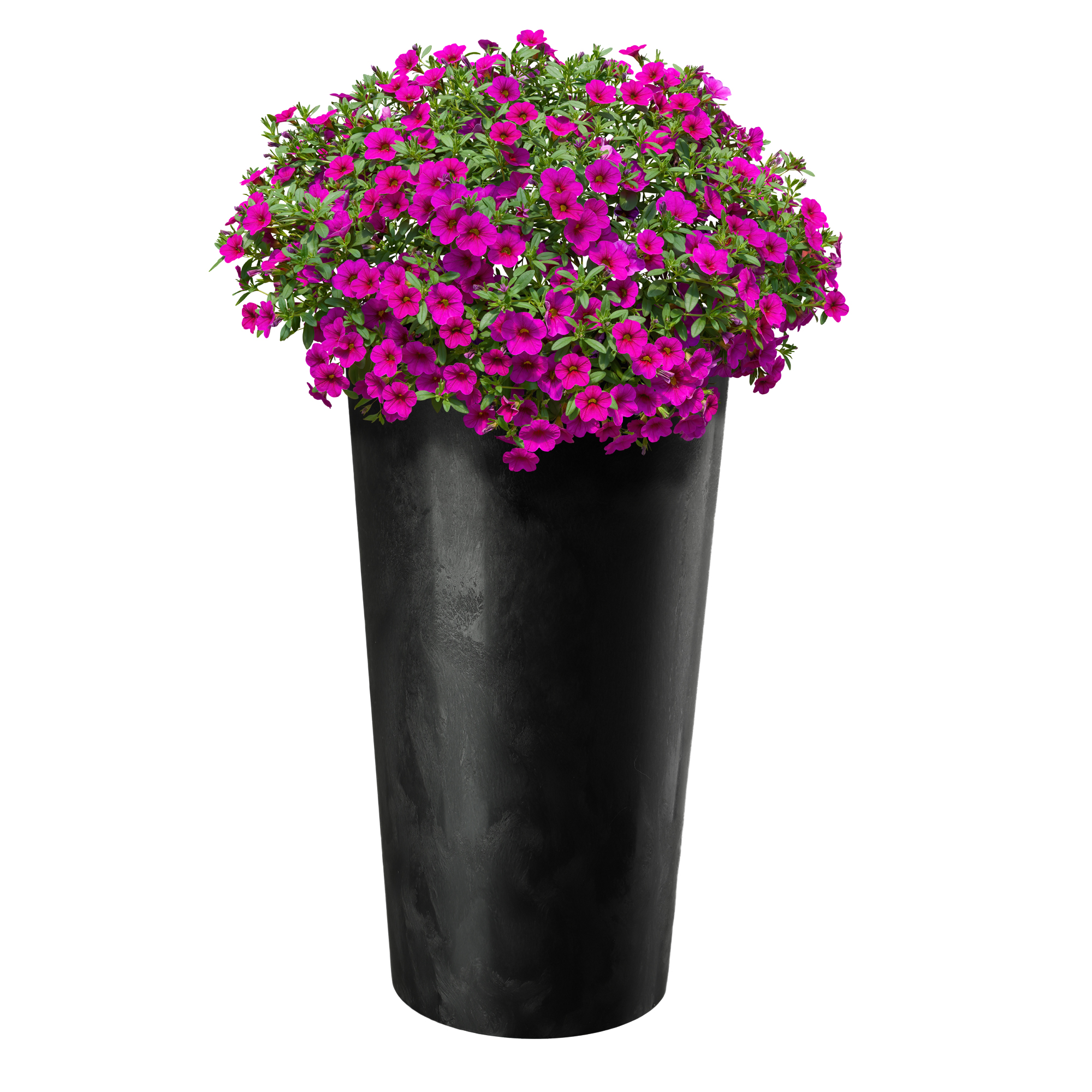 Doniczka na kwiaty Merag 26 cm czarny beton