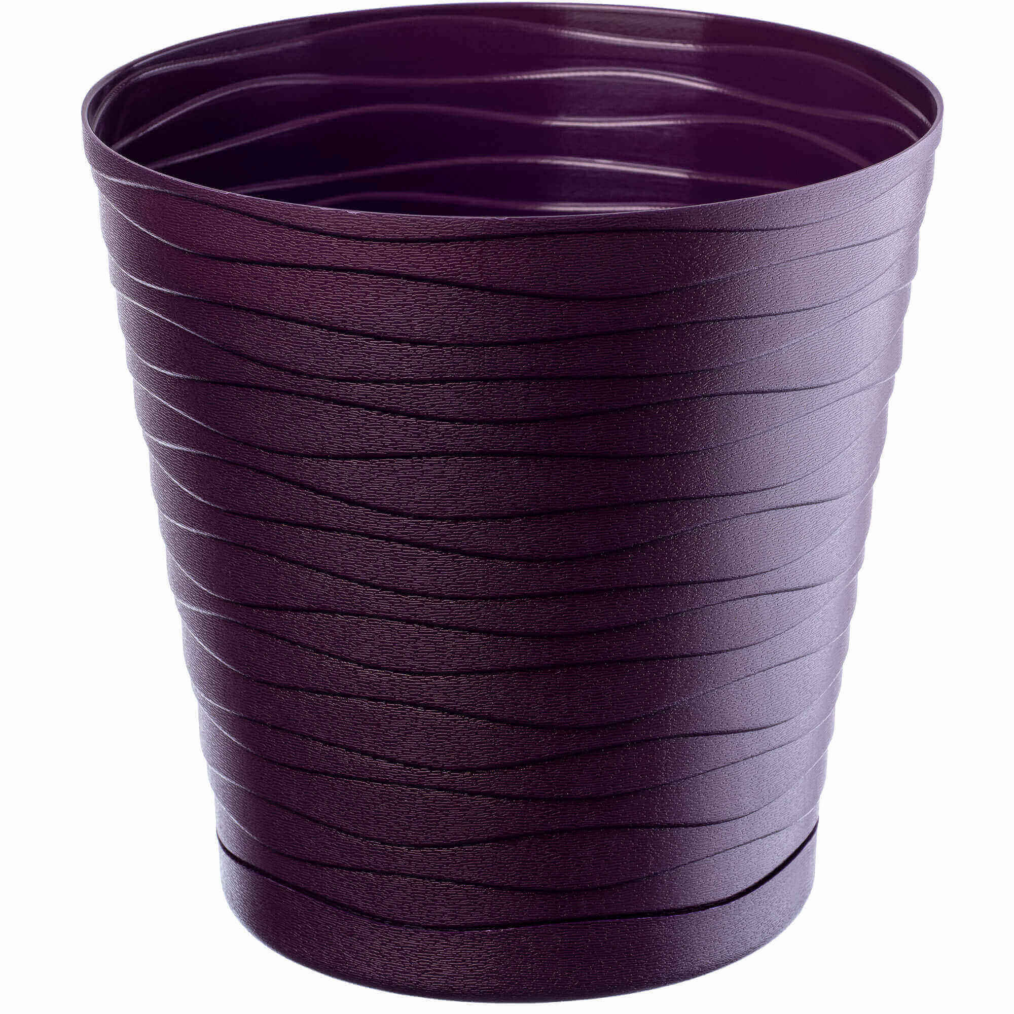Doniczka z podstawką Greve 13 cm, śliwkowa