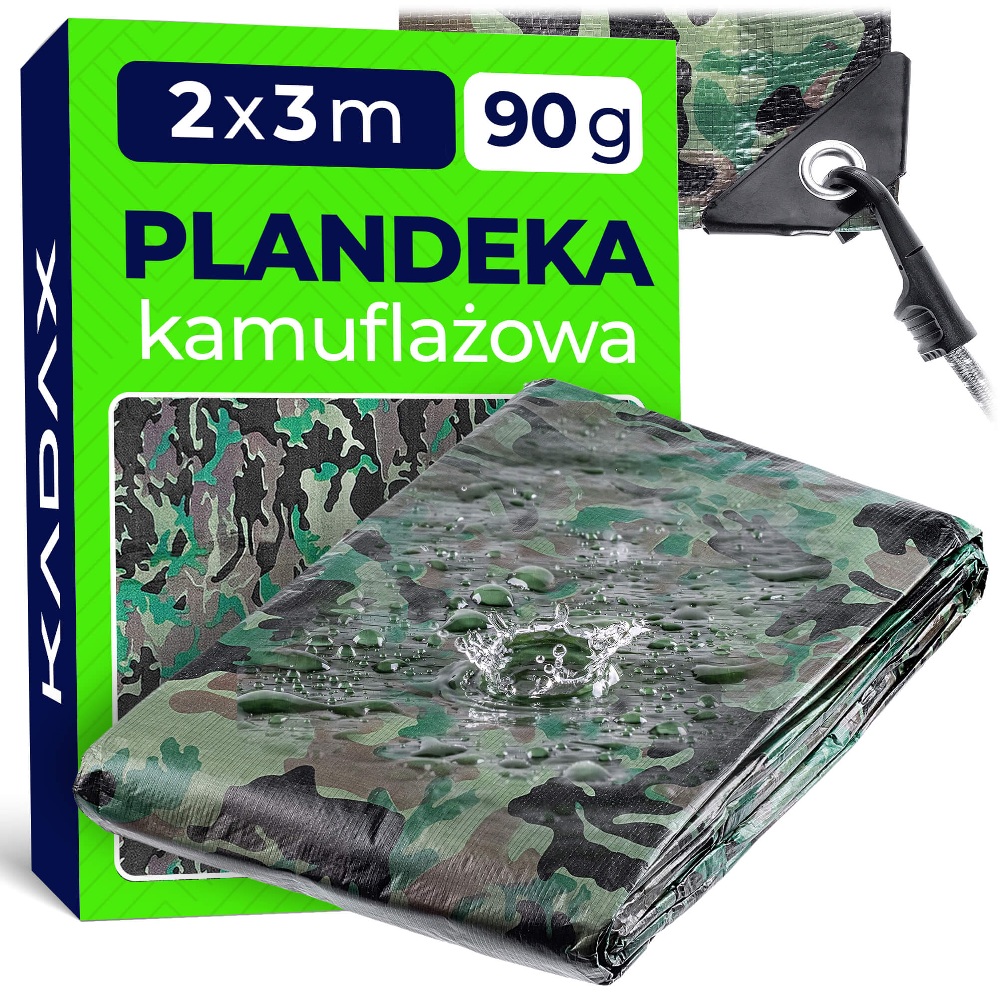 Plandeka kamuflażowa Welden 2 x 3 m