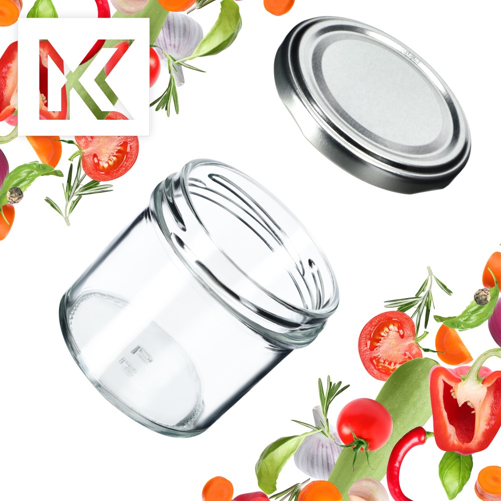 Słoiki Vigo 140ml 100szt fi 66 mm + wieczko srebrne