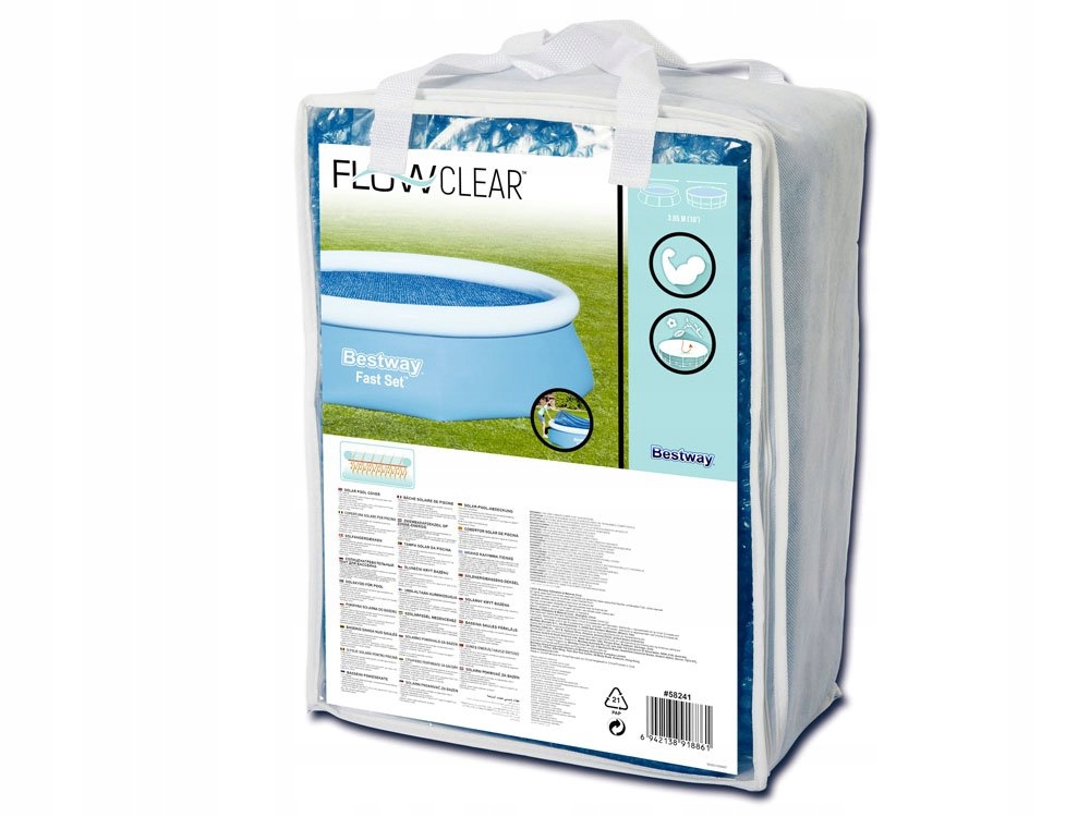 Pokrywa solarna do basenów 305 cm Bestway 58241