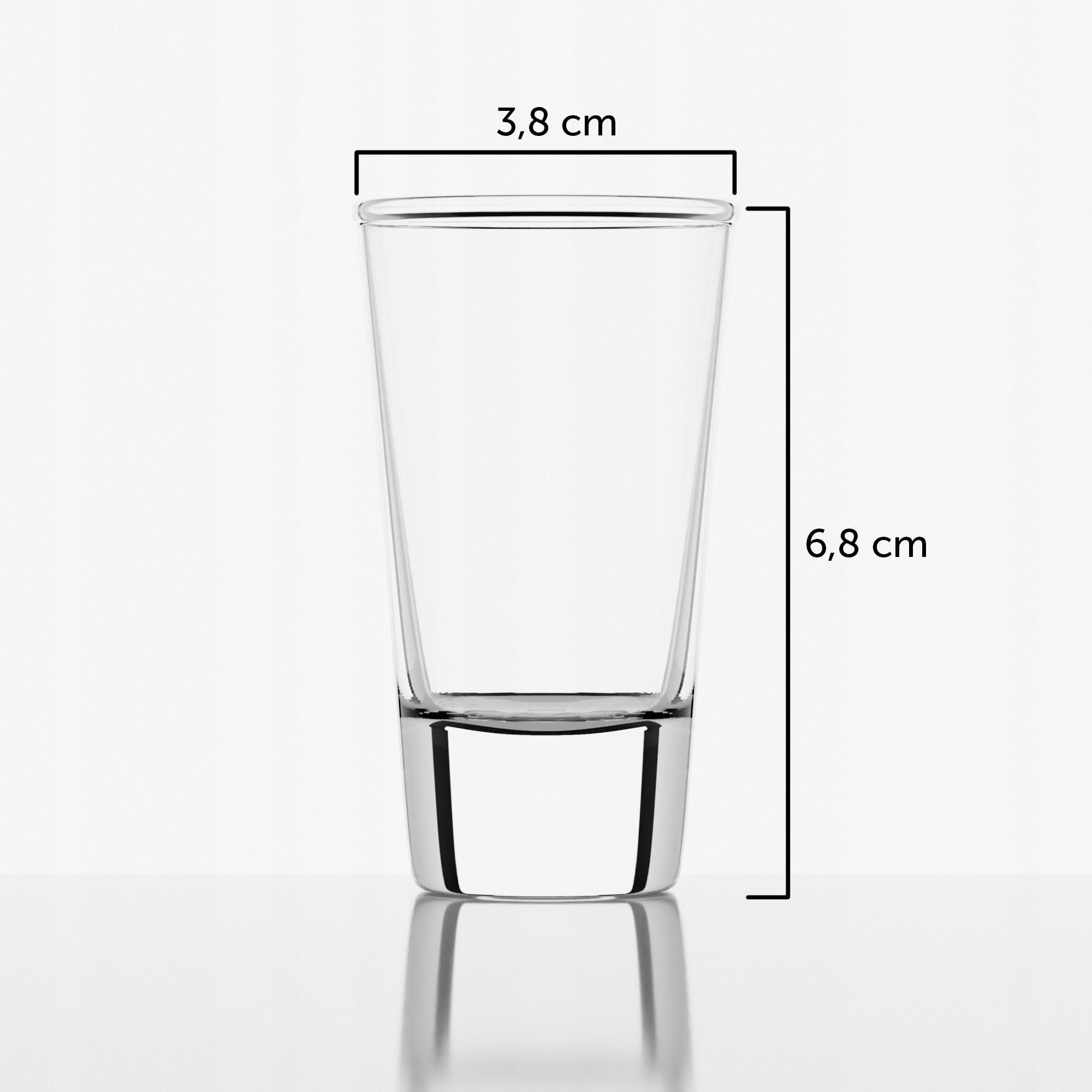 Kieliszki do wódki i shotów 28 ml 12 szt.