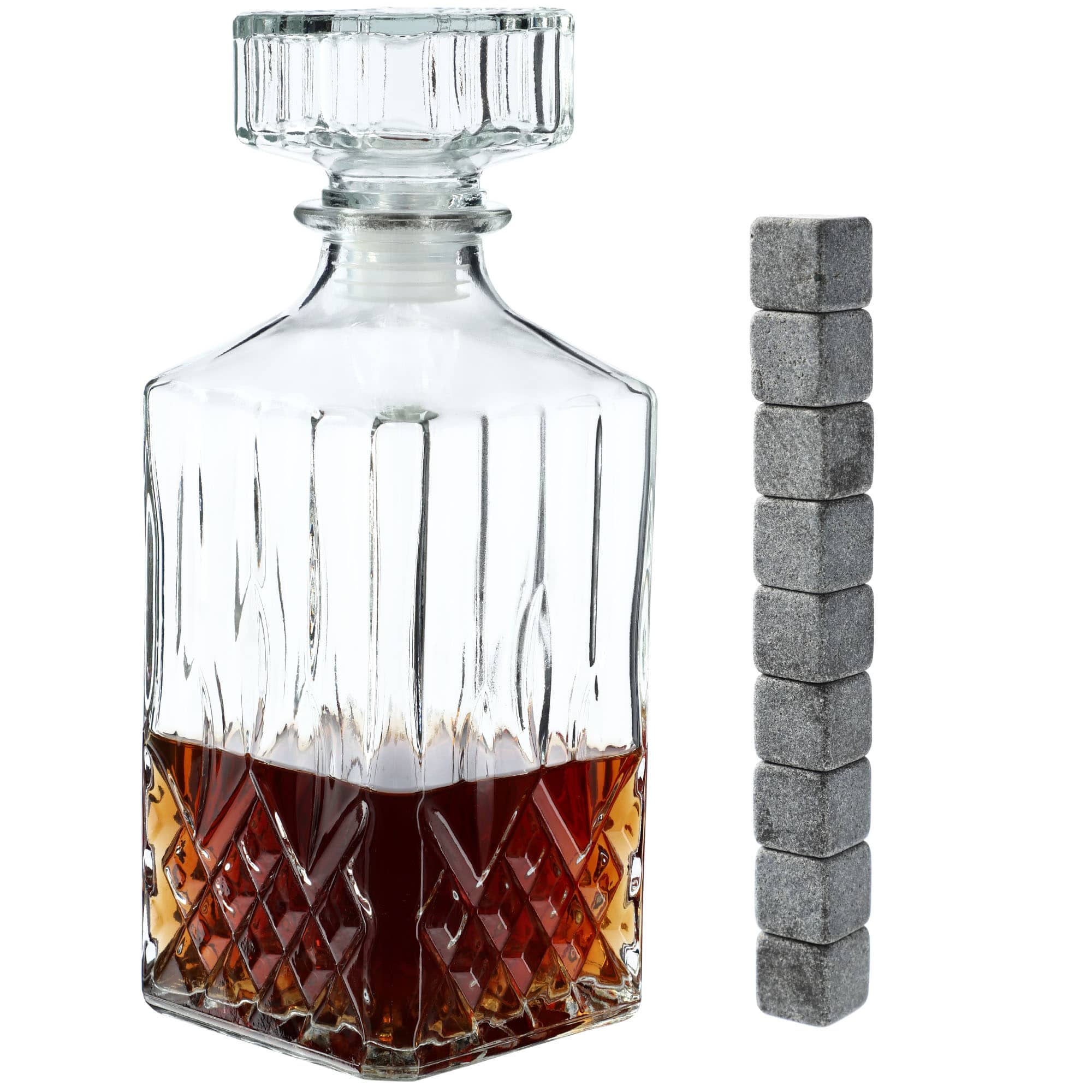 Karafka do whisky Savona + kamienie do whisky