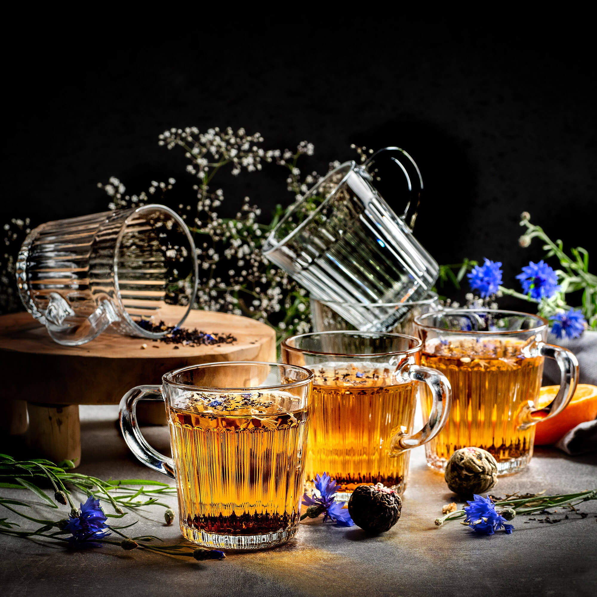 Kubki z uchem do herbaty i kawy Bargano 250 ml, 6 szt.