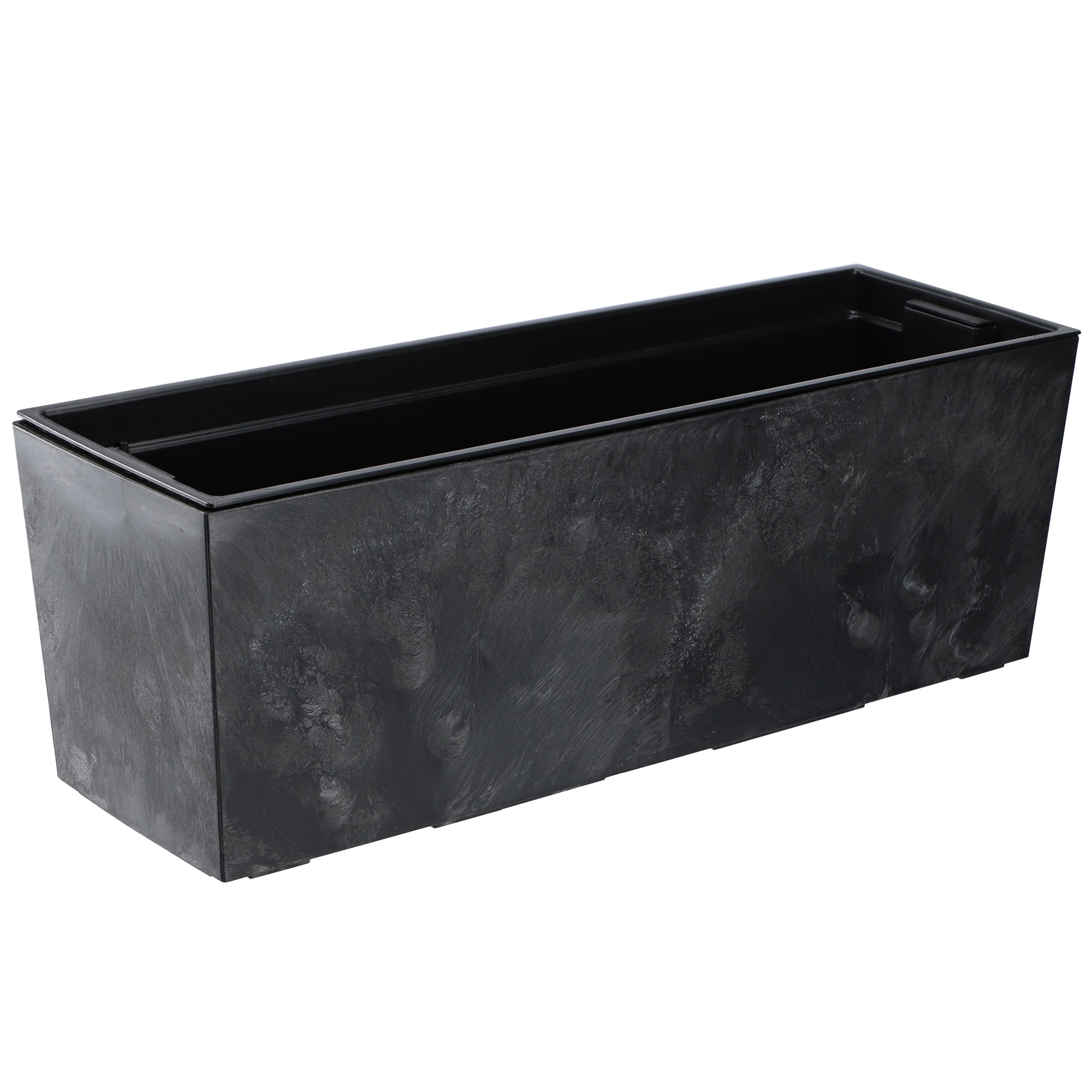 Skrzynka balkonowa Fontana 56cm czarny beton