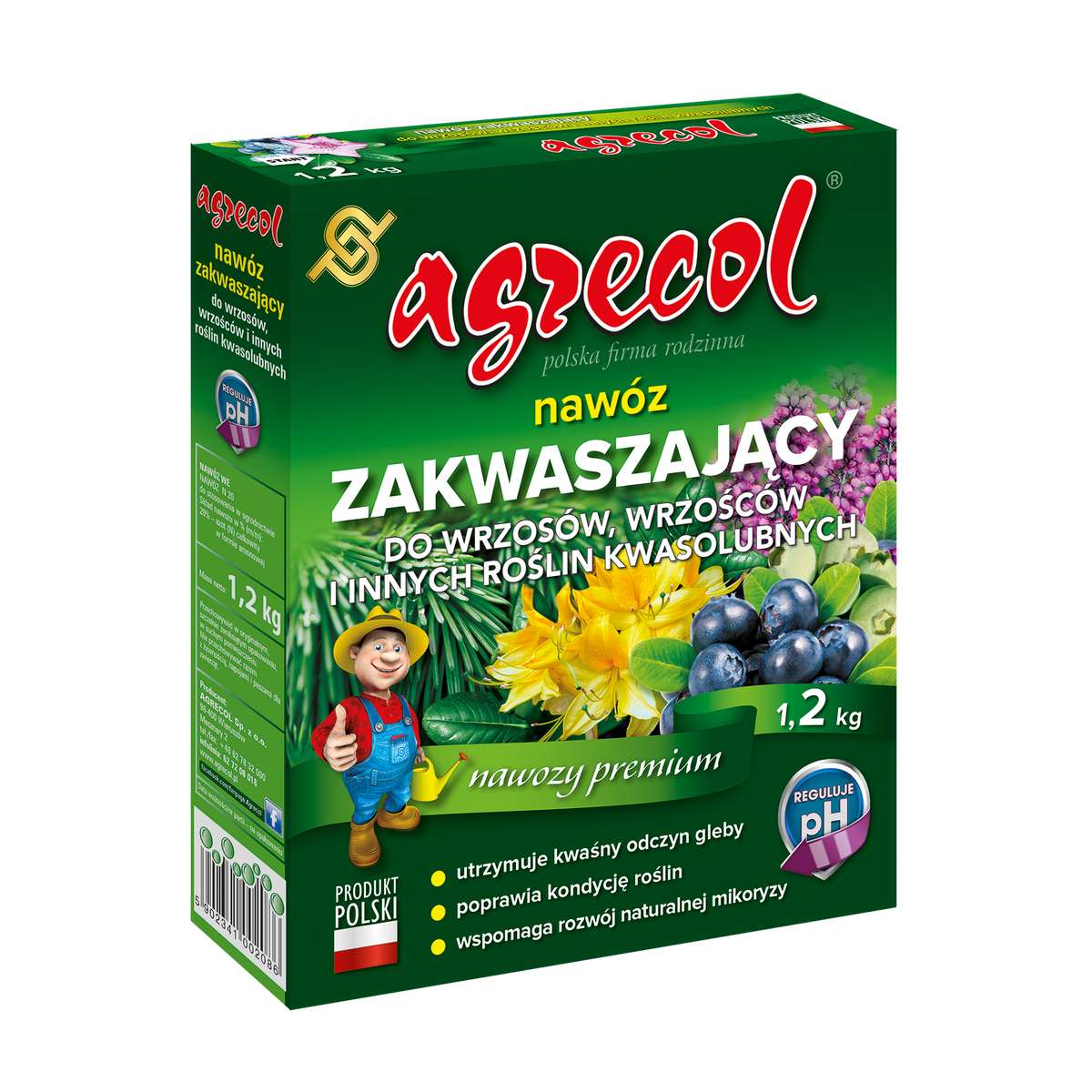 Agrecol Nawóz Zakw.Wrzosy Kwaśno.1.2kg