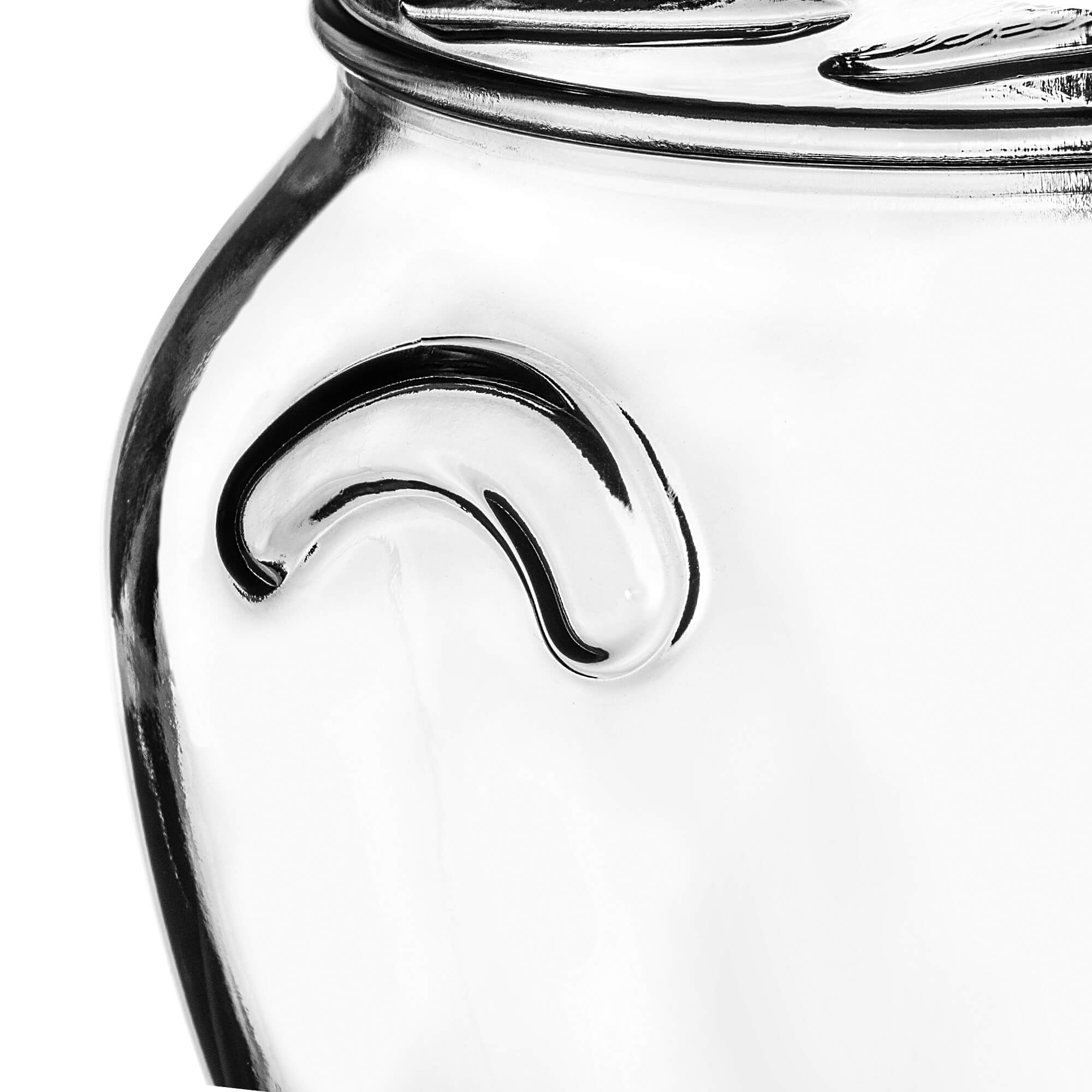 Słoiki na przetwory Sassa 580ml 24szt fi 82 mm + wieczka "Ogórki II"