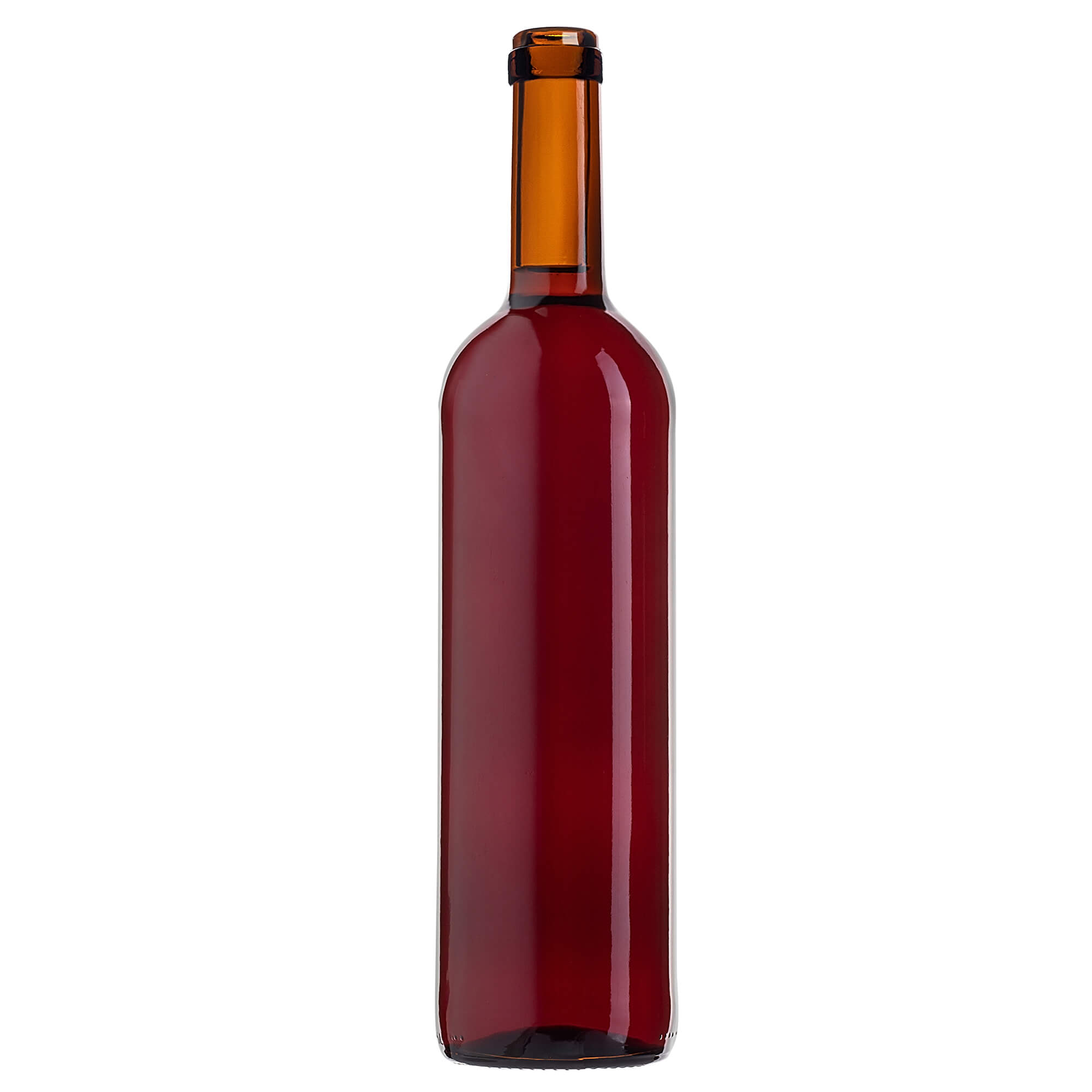 Butelka na wino Biagio 750ml brązowa bez korka 30 szt.