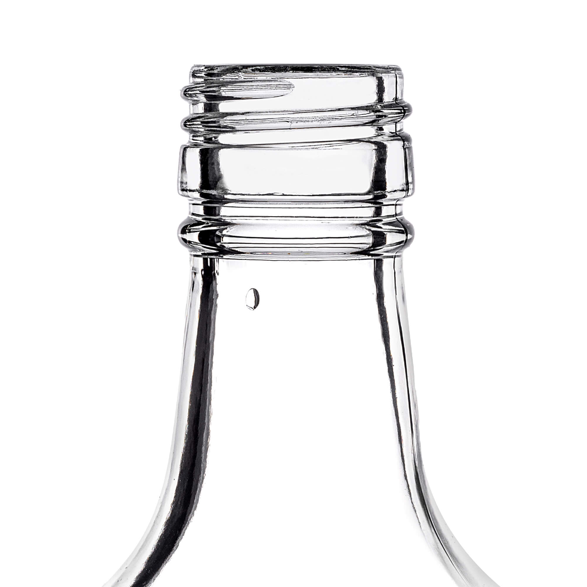 Szklana butelka na nalewkę Faenza 250ml ze złotą zakrętką 1 szt.