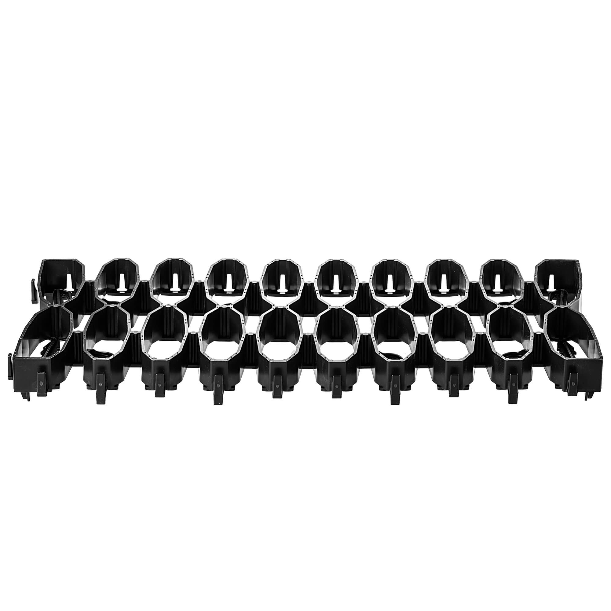 Kratka trawnikowa Montaron pod roboty koszące 47 x 20 cm czarna 10 szt.