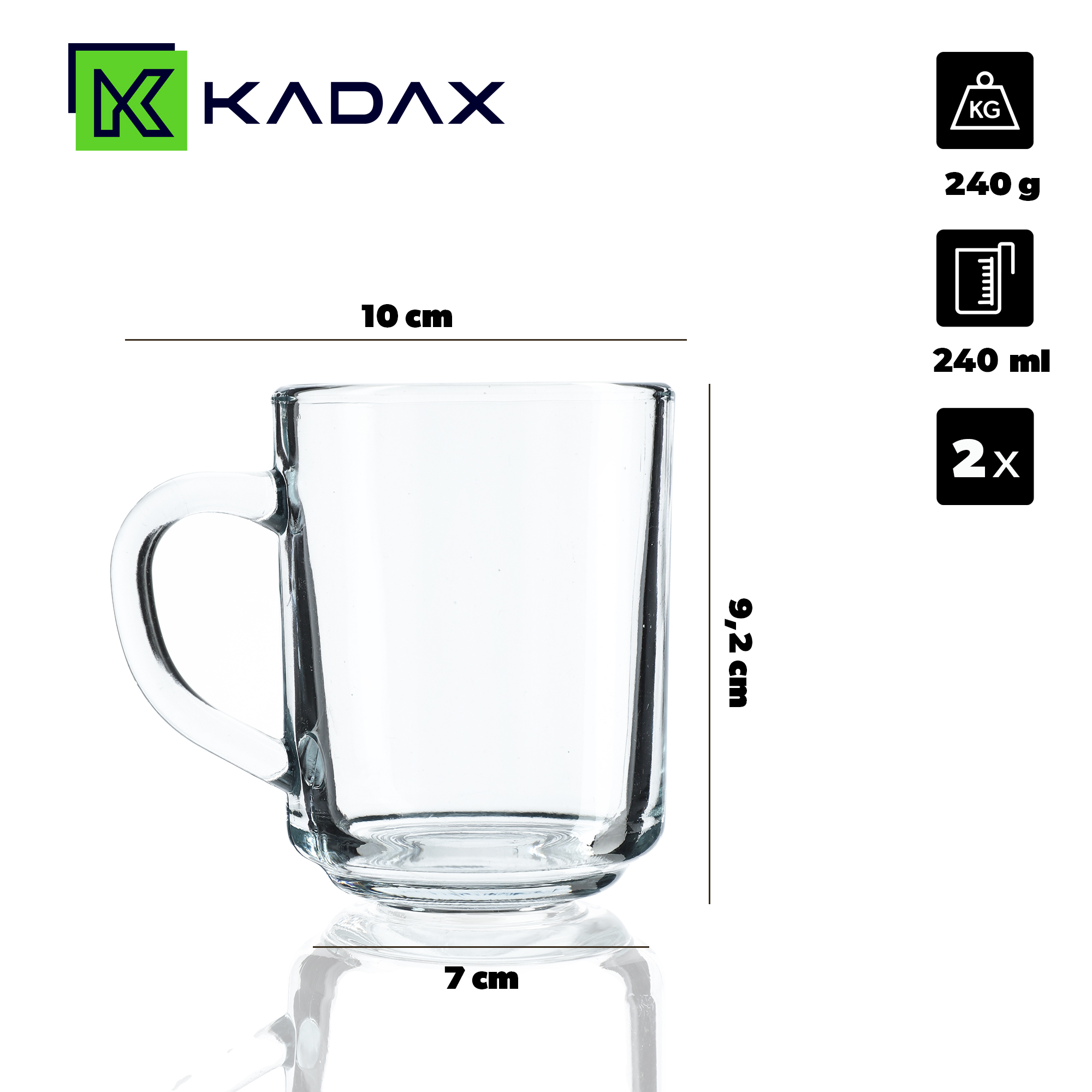 Kubek Pazin 240 ml, 2 szt.