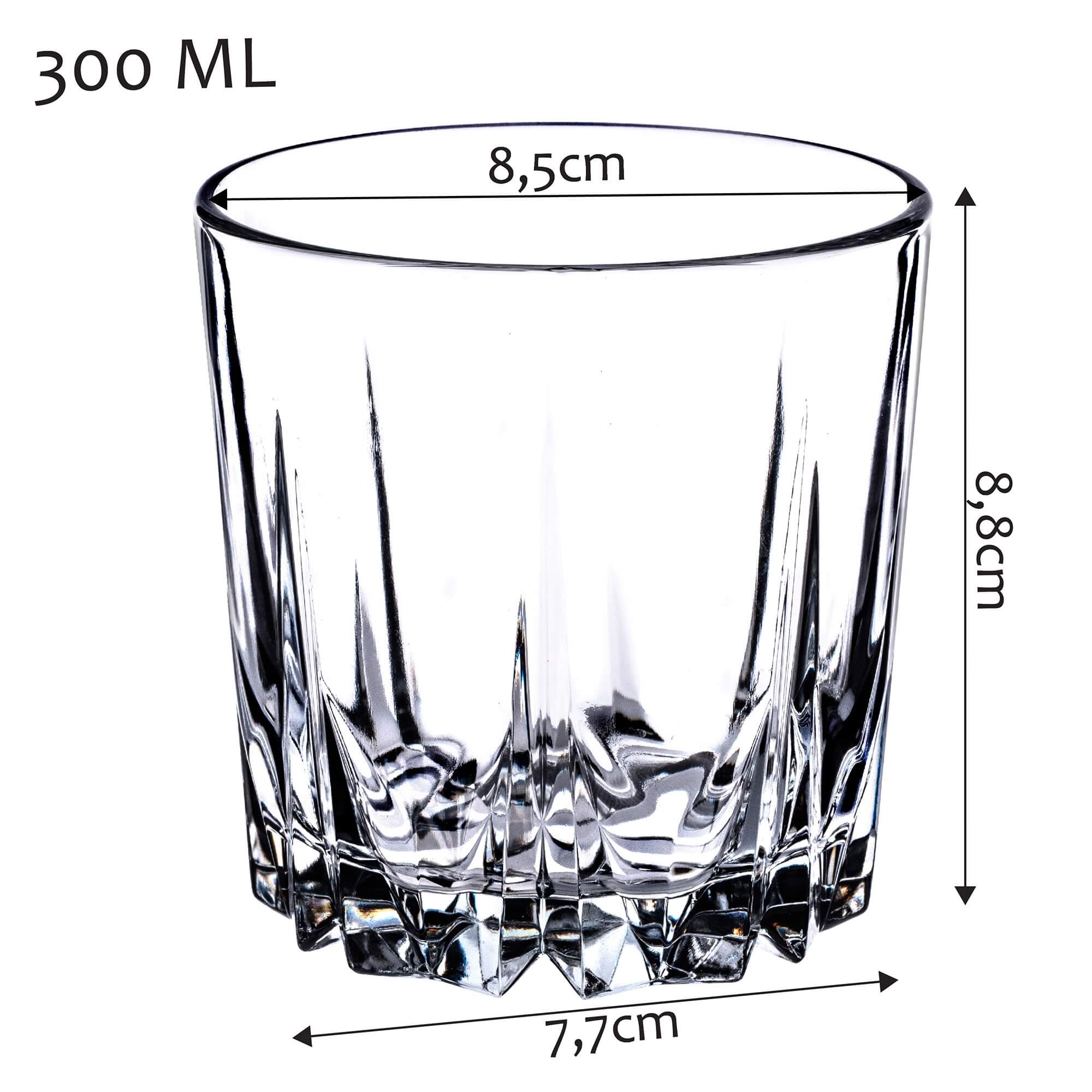 Szklanki do drinków i napojów Monza 300 ml, 12 szt.