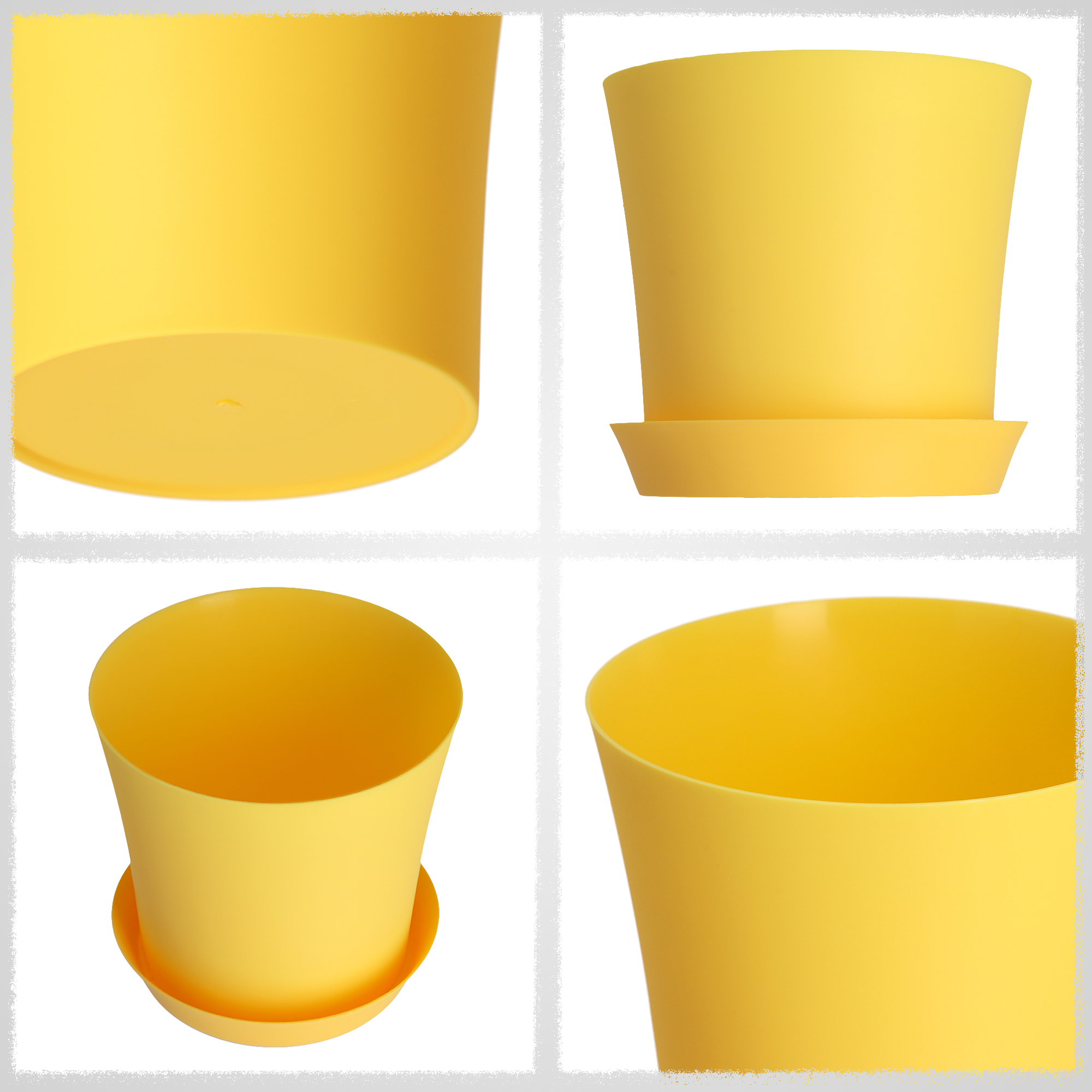 Doniczka na kwiaty Ersa 12 cm, żółty