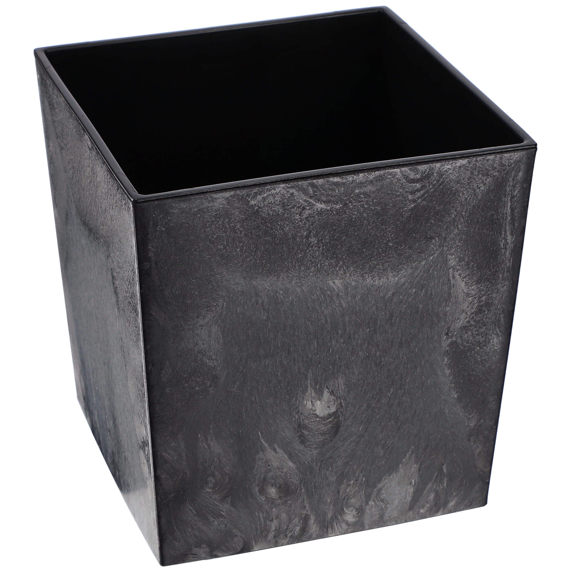 Doniczka z wkładem Tres 30cm czarny beton