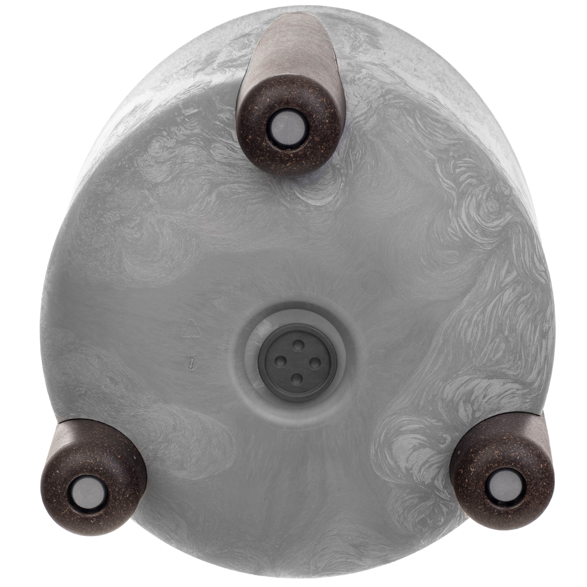 Doniczka osłonka Nauze 26cm szary beton