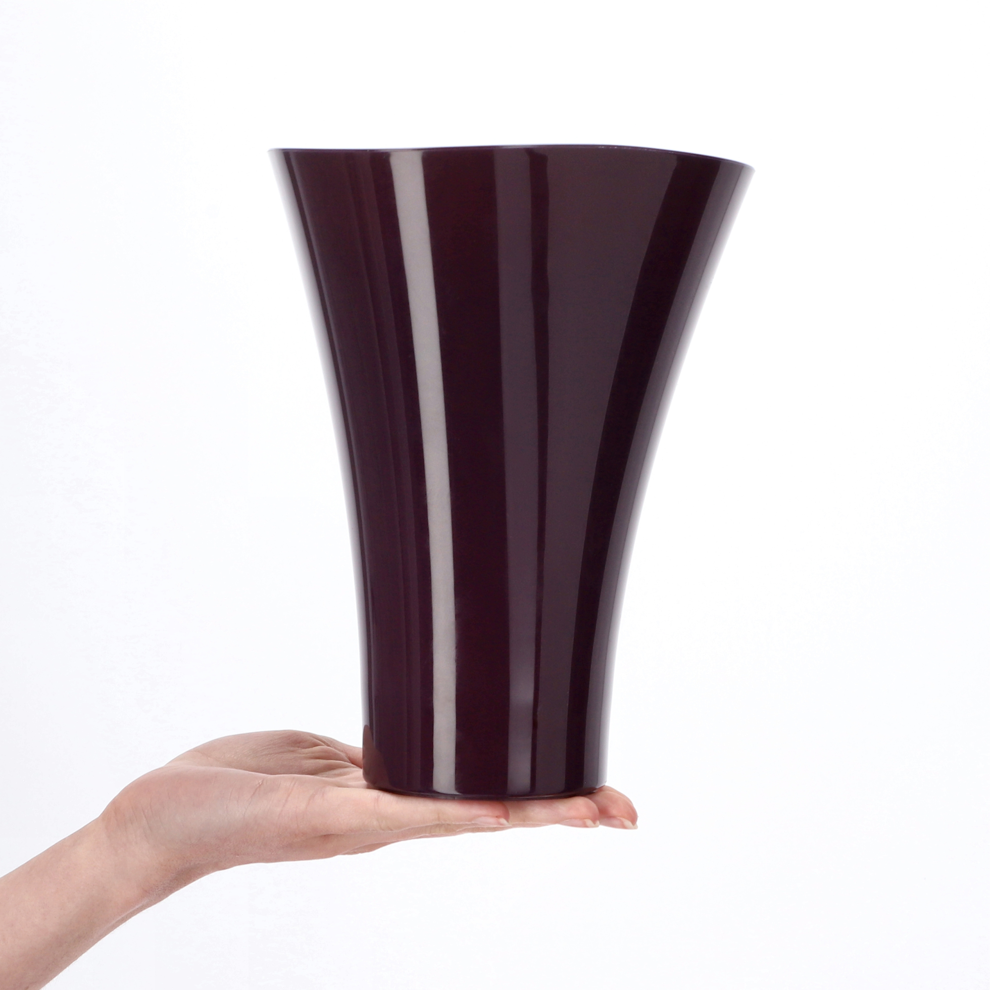 Doniczka na kwiaty Meria 17 cm, śliwka