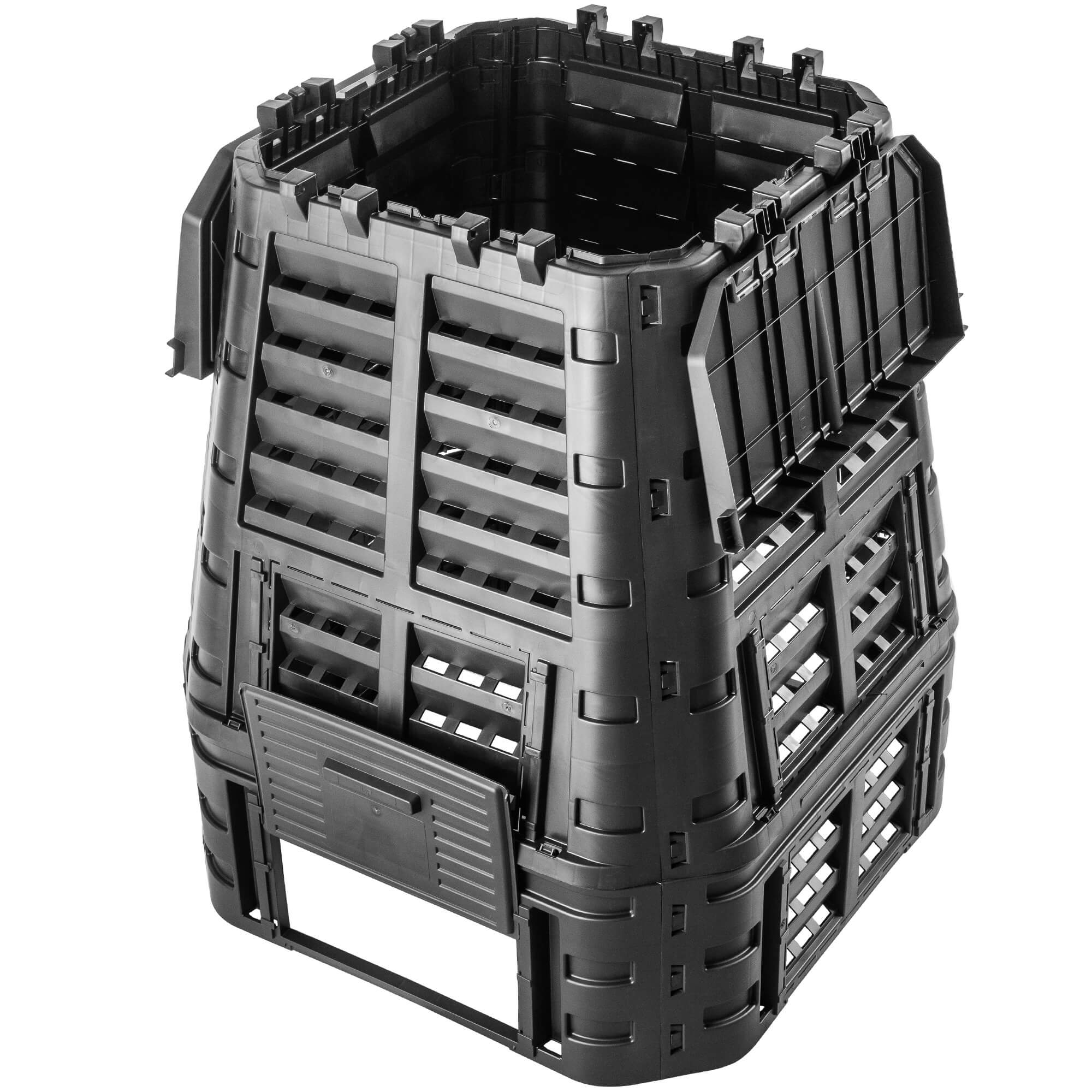 Kompostownik ogrodowy Boko 740L, czarny