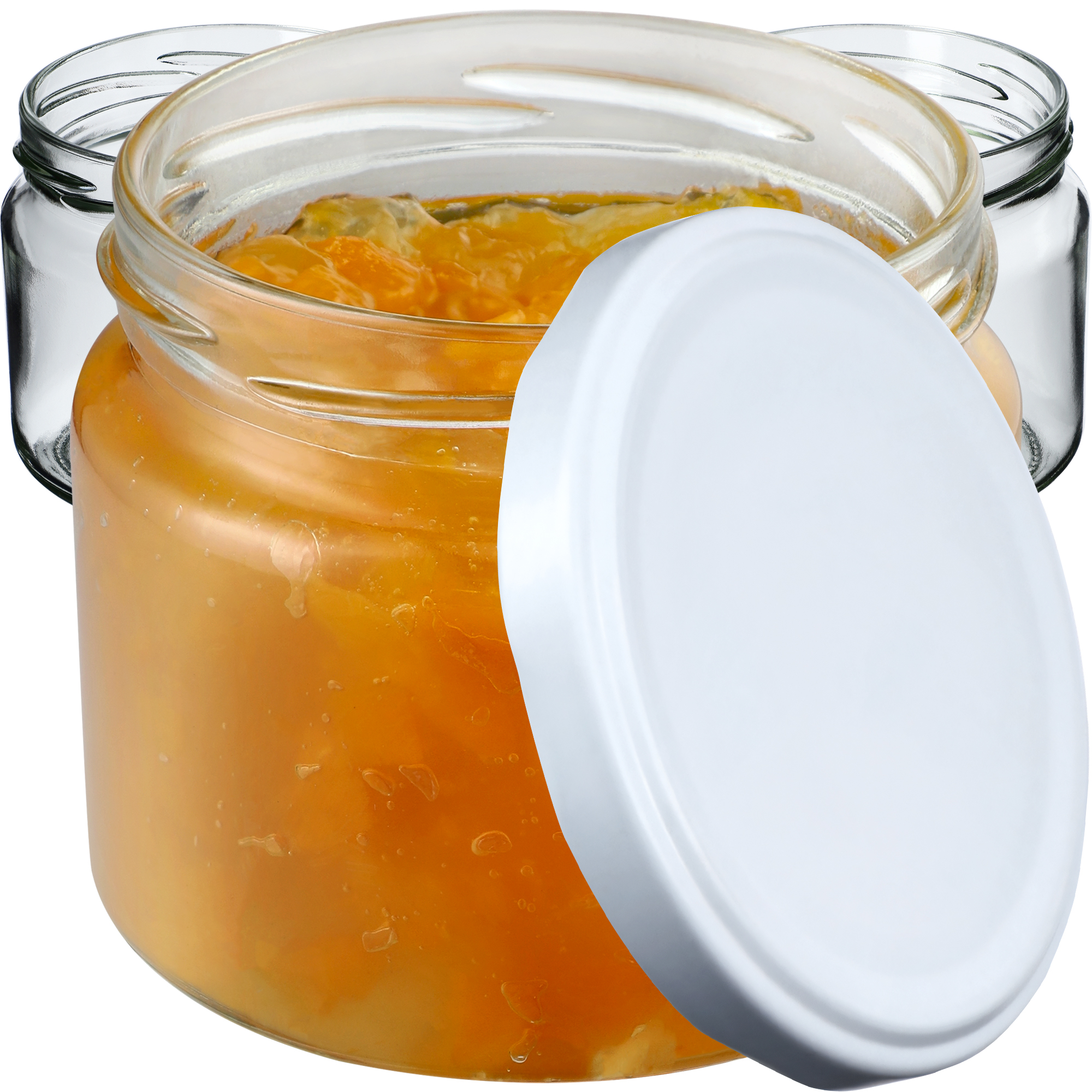 Słoiki Sonka 330ml 50szt fi 82 mm + wieczka białe